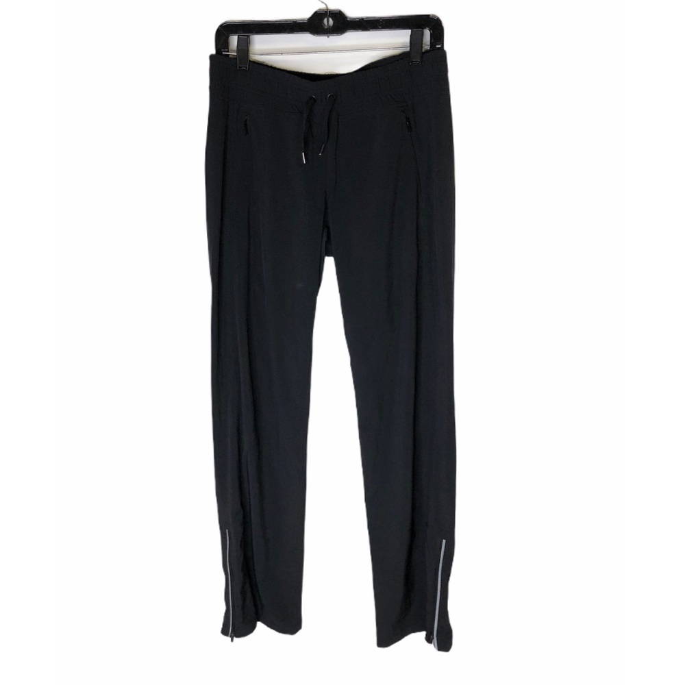 Athleta zipper ankle black pants